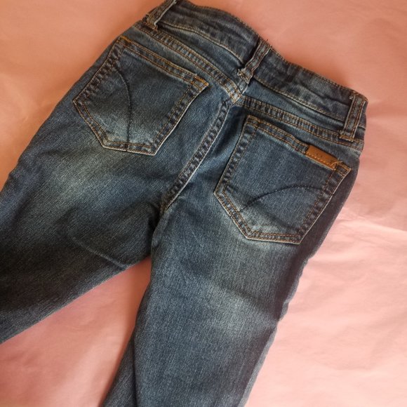 Little Girl Joe's skinny Jeans with studs size 5 (A3) - Picture 6 of 8